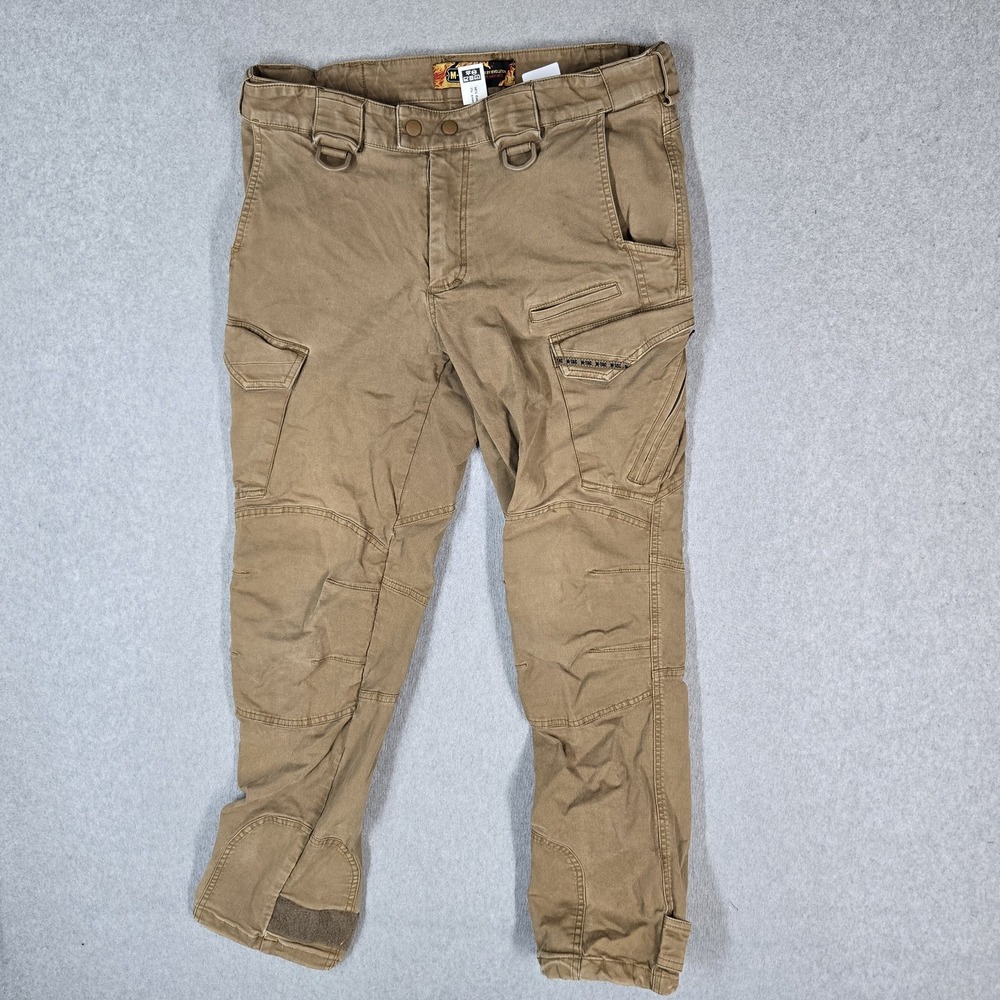 M-TAC Men Pants L SHORT Brown Cargo Agressor Gen II Vintage Outdoor 29" Inseam